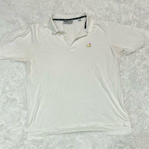 Masters Amen Corner Golf Polo White XL